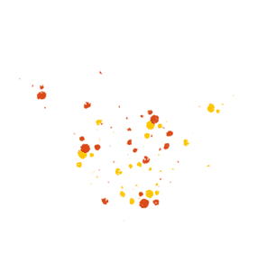 original color text splatter context
